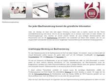 Tablet Screenshot of baufinanzierungsberatung.com